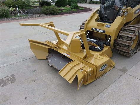 best way to pull trees with skid steer|skid steer mulcher.